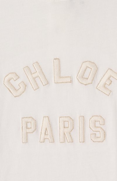 Хлопковая футболка CHLOÉ, арт. C20525, фото 3