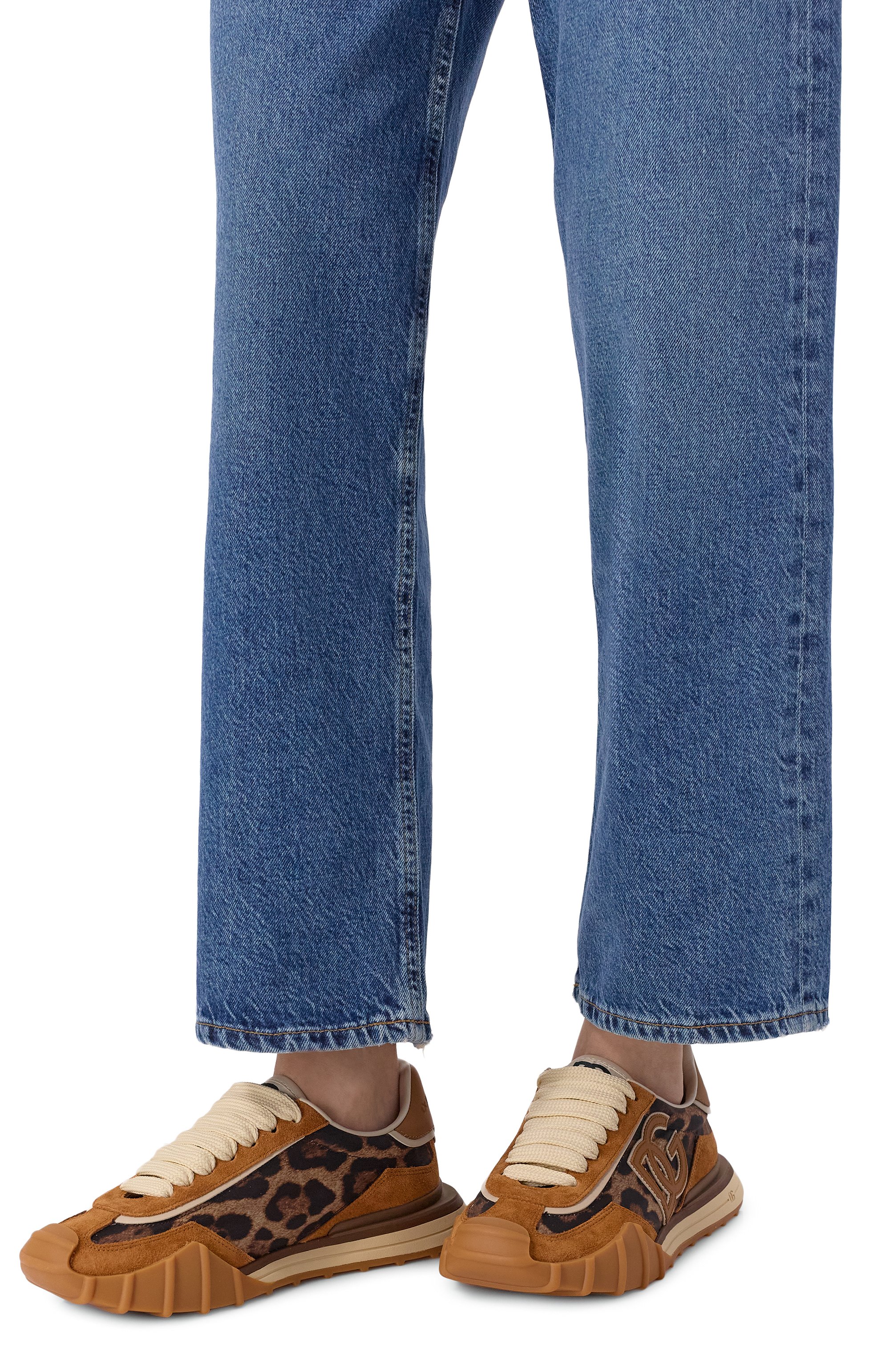 Комбинированные кроссовки dg athletic DOLCE & GABBANA, арт. CK2384/A6H65, фото 2