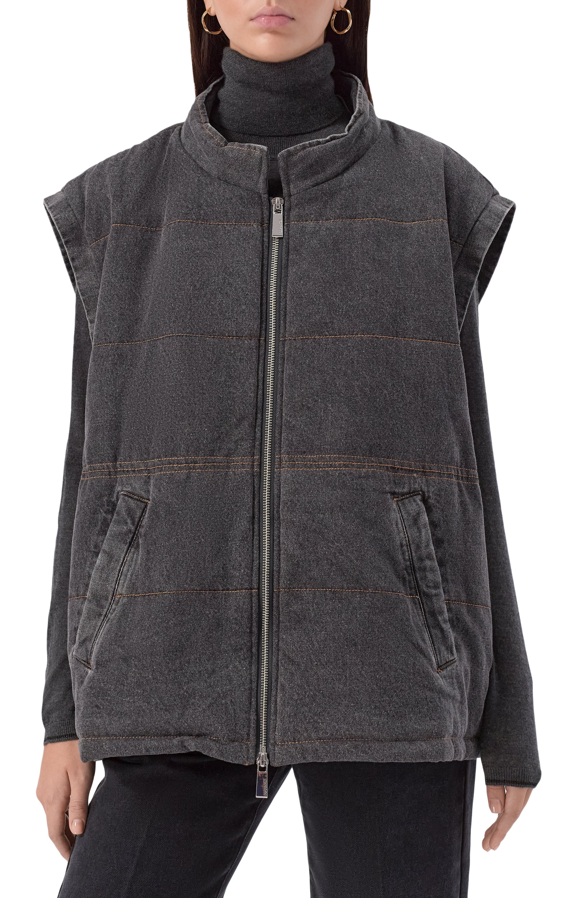 Джинсовый пуховик MAX AND MOI, арт. H25DEVA, фото 7