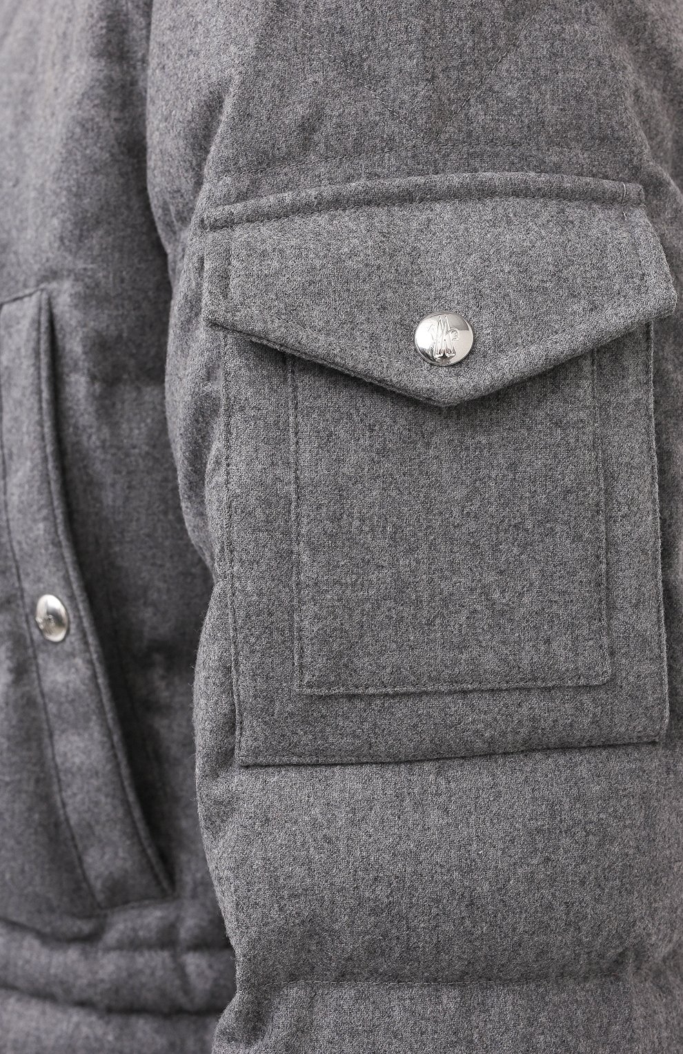 Утепленная парка на молнии с капюшоном MONCLER, арт. D2-091-42387-20-549TT, фото 5