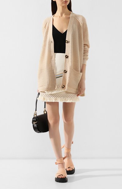 Кардиган ACNE STUDIOS светло-бежевого цвета по цене 28850 руб., арт. A60063, фото 2 Кардиган ACNE STUDIOS, арт. A60063, фото 2