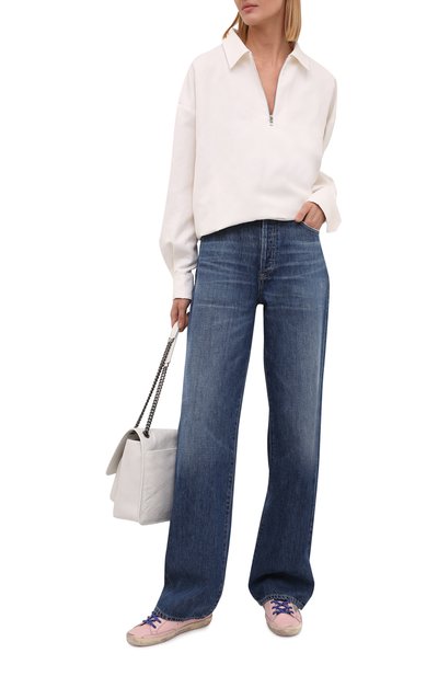 Кожаные кеды superstar GOLDEN GOOSE DELUXE BRAND, арт. GWF00101.F001895, фото 2