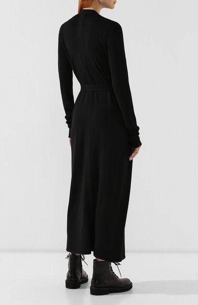 Шерстяной кардиган RICK OWENS черного цвета по цене 69950 руб., арт. RP19F5603/M, фото 4 Шерстяной кардиган RICK OWENS, арт. RP19F5603/M, фото 4