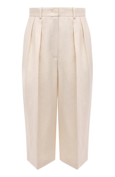 Шорты-бермуды из хлопка и льна THE ROW, арт. 5632W2042, фото 1