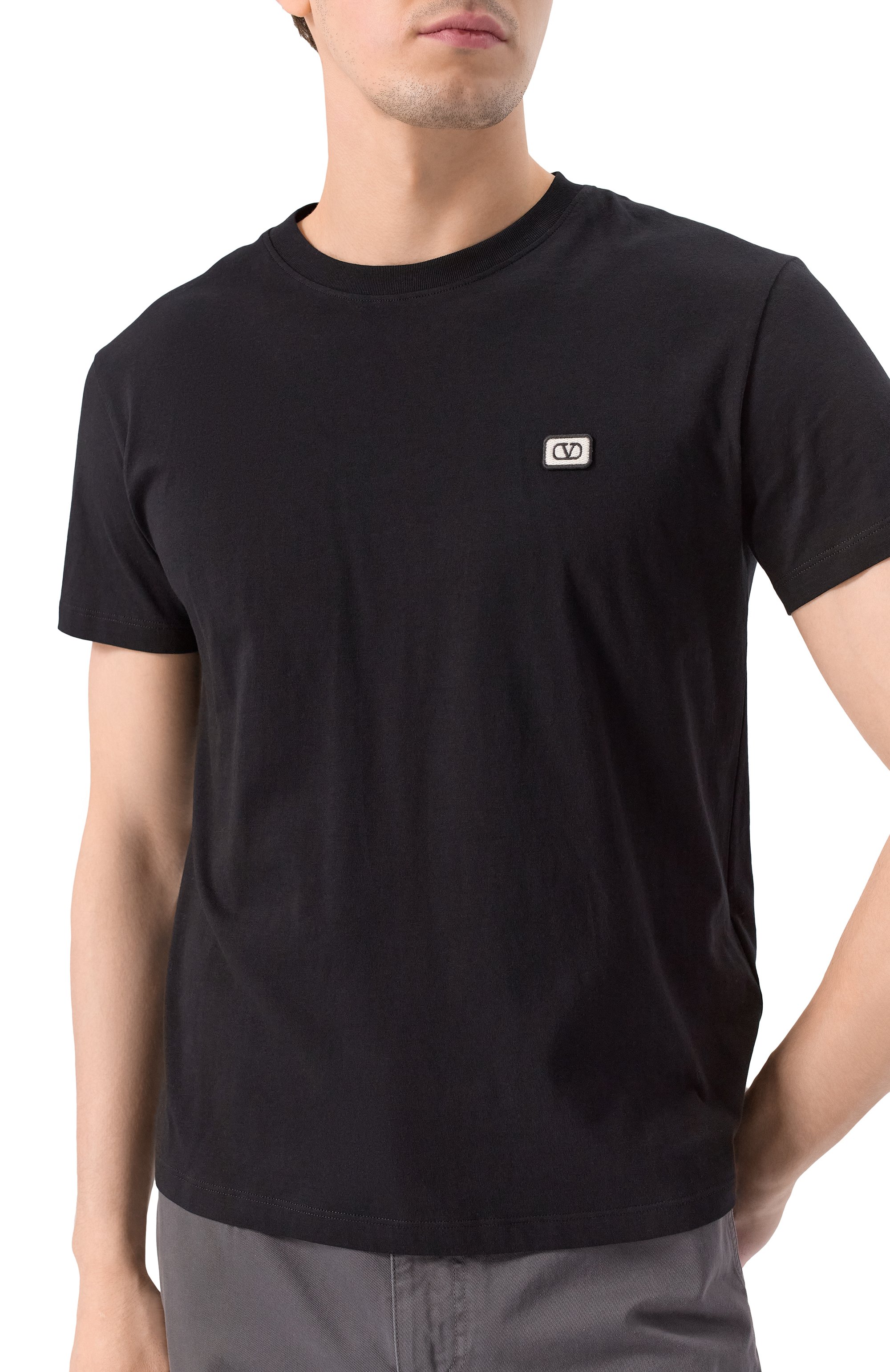 Хлопковая футболка VALENTINO, арт. 6V3MG10VAQ8, фото 5