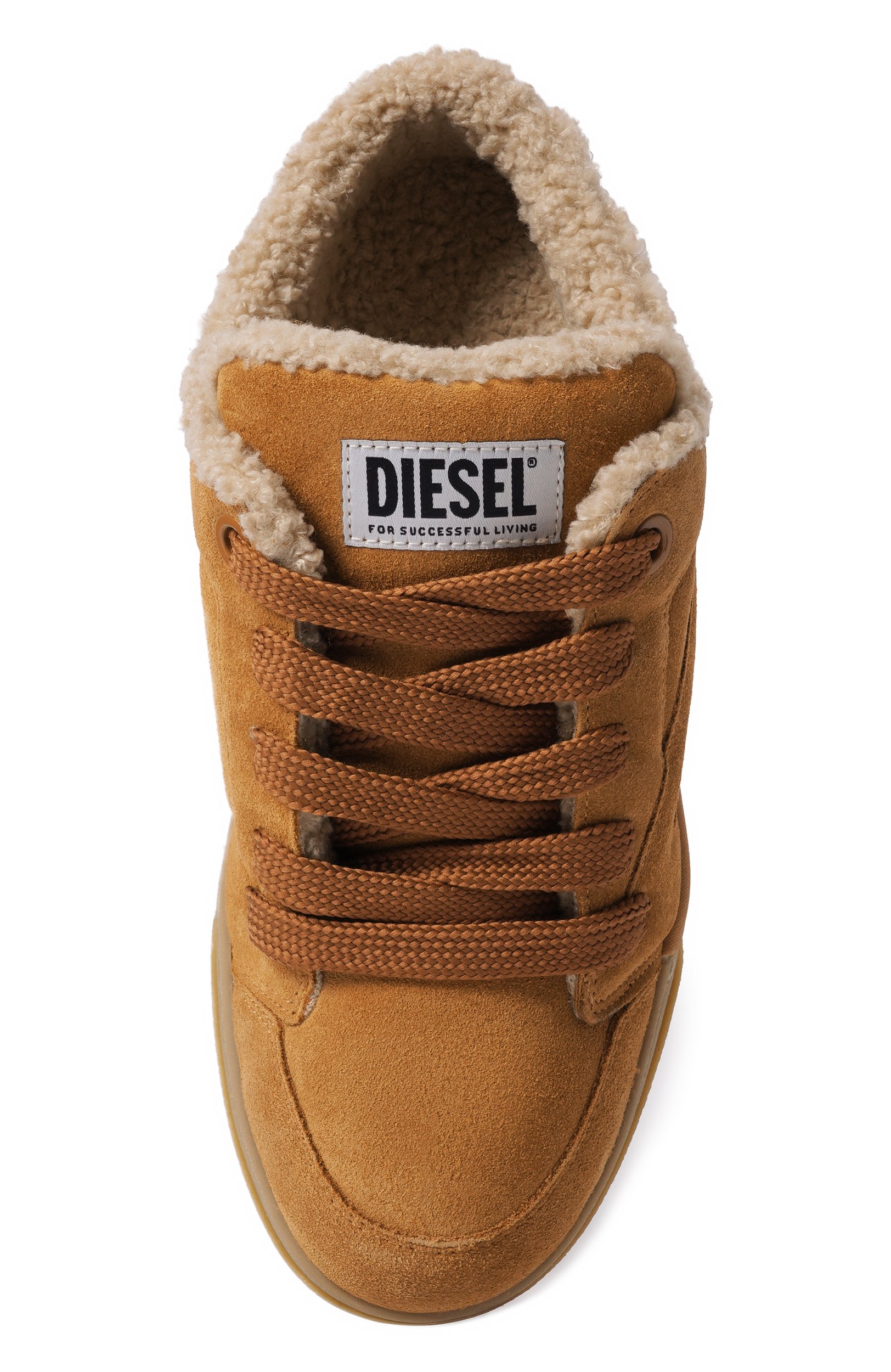 Замшевые кеды s-d-ollie DIESEL коричневого цвета по цене 31100 руб., арт. Y03902/P7737, фото 5 Замшевые кеды s-d-ollie DIESEL, арт. Y03902/P7737, фото 5