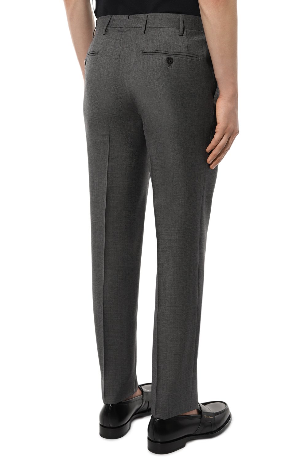 Шерстяные брюки CORNELIANI, арт. 925B01-3817087, фото 4