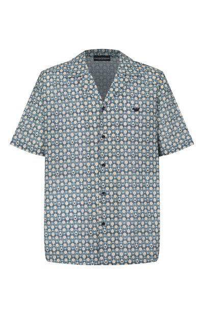 Мужская хлопковая рубашка EMPORIO ARMANI, арт. EM000593/AF20439