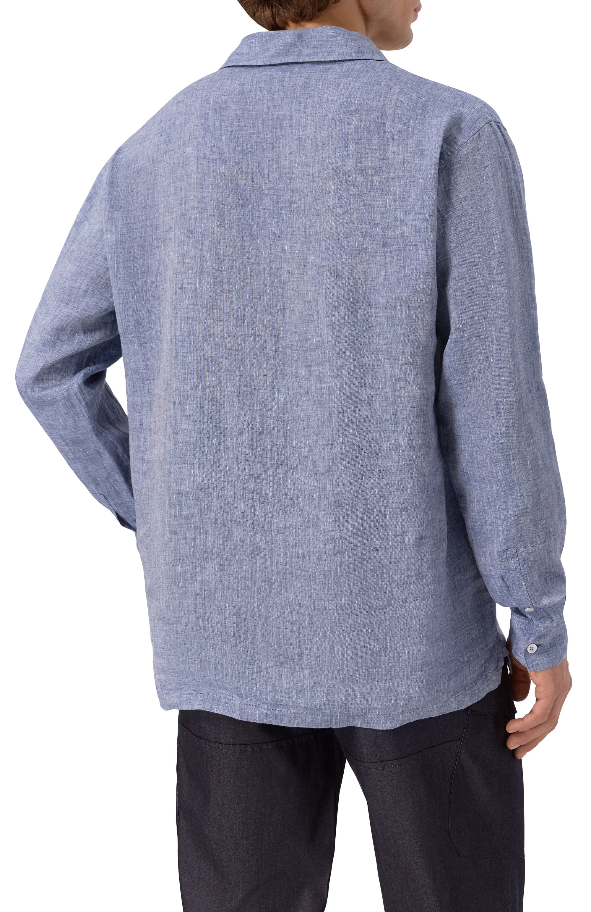 Льняная рубашка GIORGIO ARMANI, арт. GM000316/AF18950, фото 4