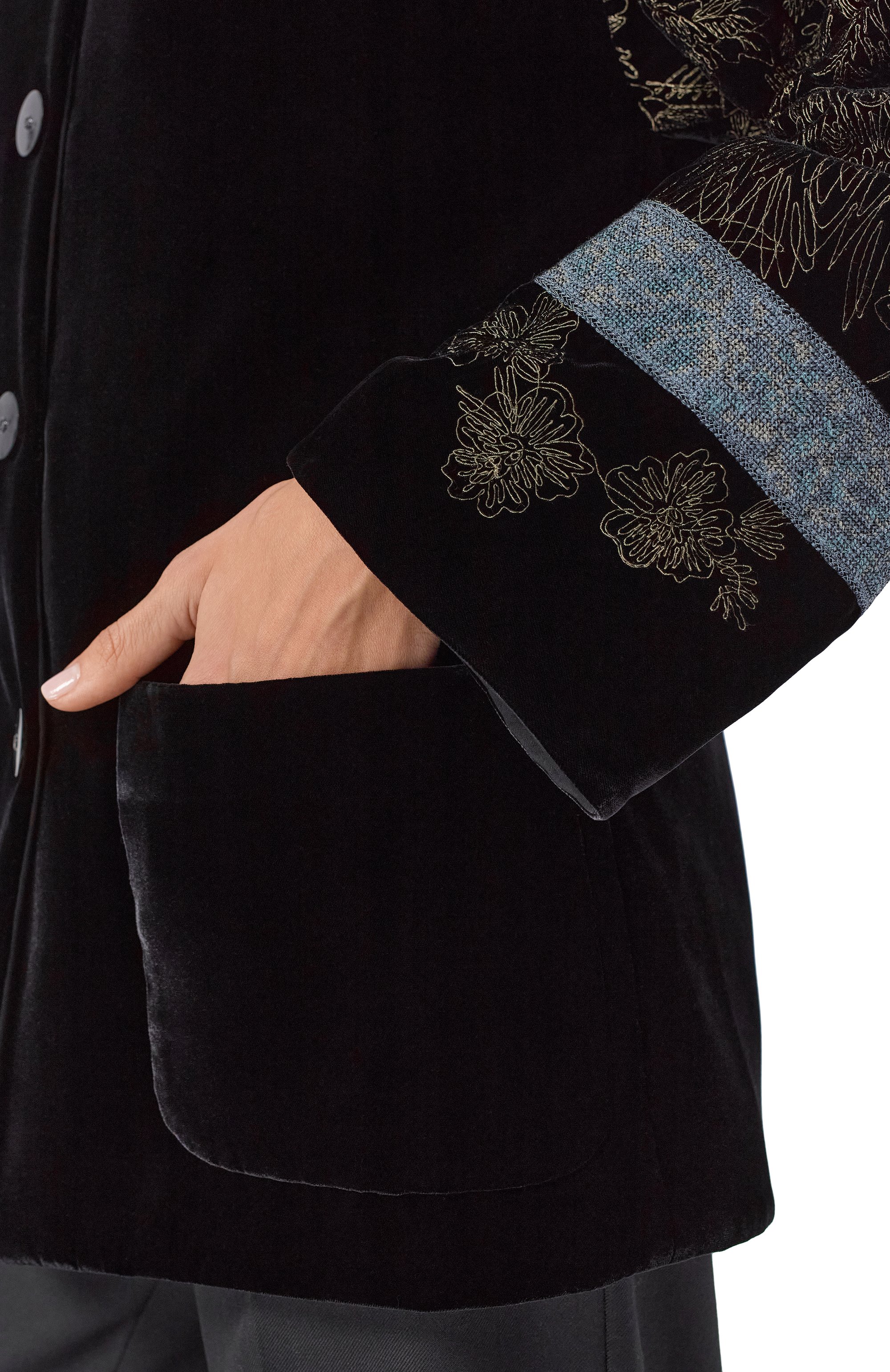 Бархатный жакет GIORGIO ARMANI, арт. GW001953/TE10831, фото 5