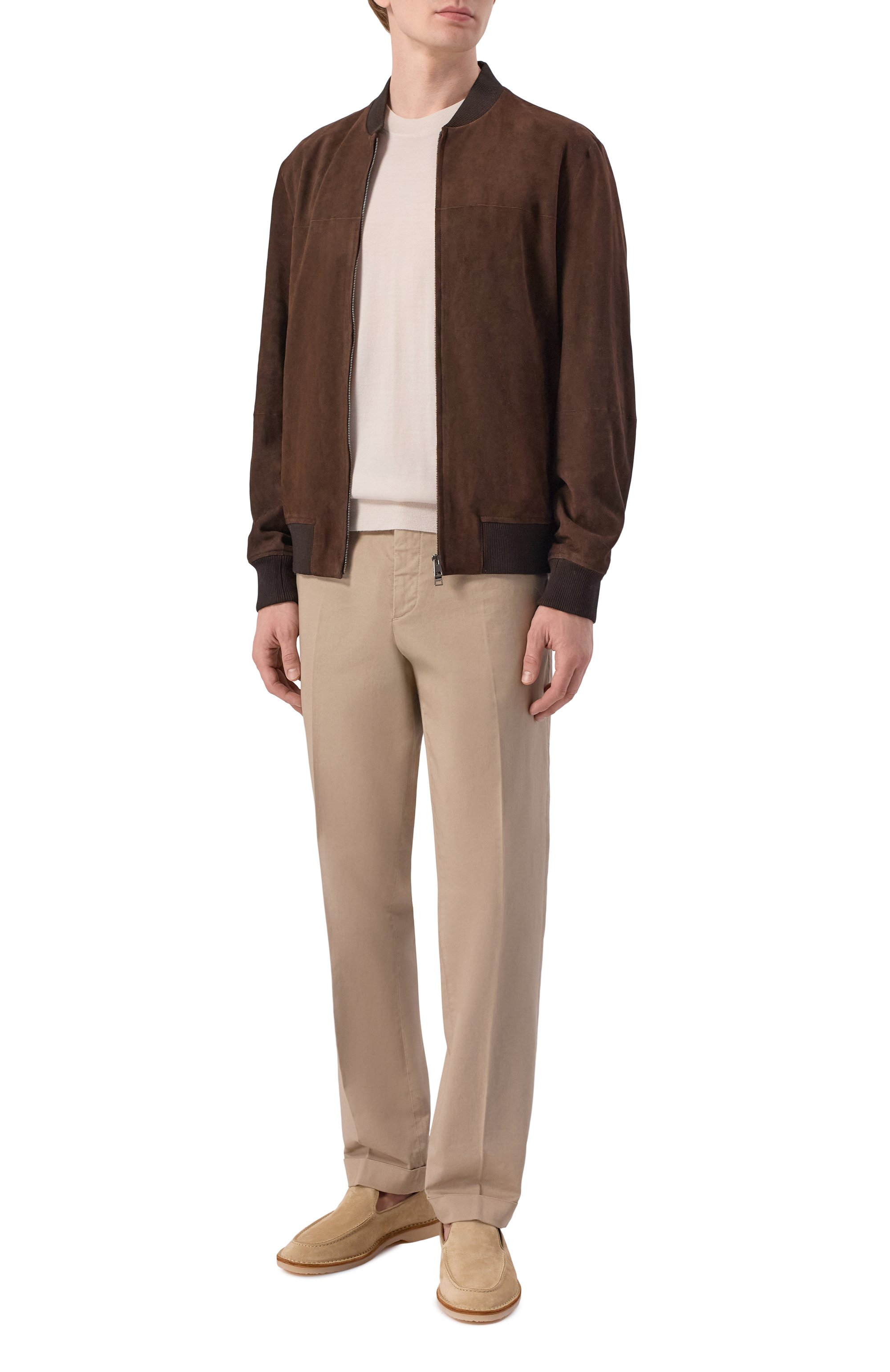 Замшевый бомбер ANDREA CAMPAGNA, арт. 232621/AC/00332I, фото 2