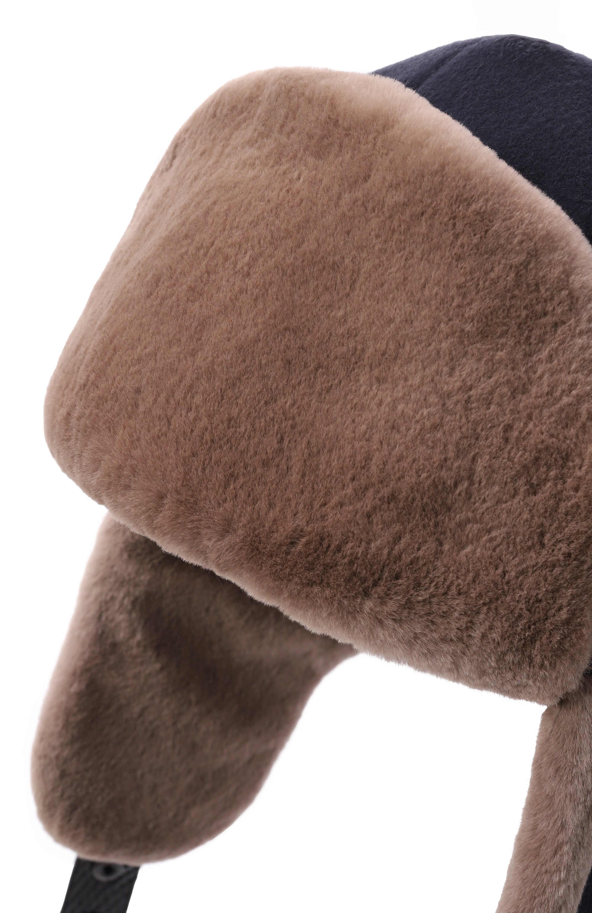 Кашемировая шапка-ушанка майкл с мехом норки FURLAND, арт. 0201410050077600088, фото 3