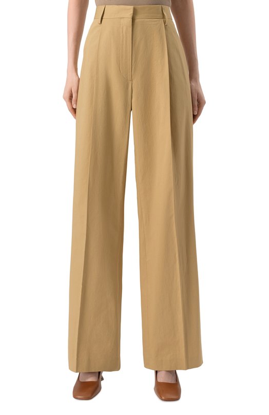 Хлопковые брюки Dries Van Noten 251-010922-1147 Бежевый  251-010922-1147 Фото 3