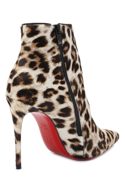 Кожаные ботильоны so kate 100  CHRISTIAN LOUBOUTIN, арт. so kate booty 100 pony gigi/nappa, фото 4