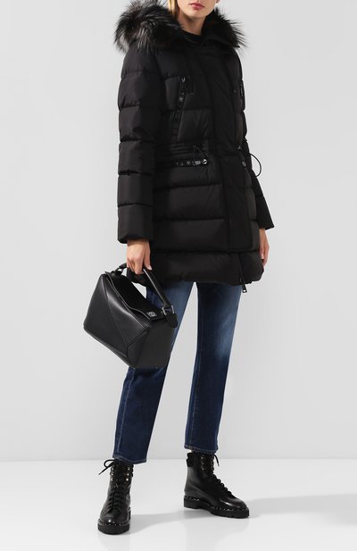 Пуховик с меховой отделкой капюшона MONCLER, арт. D2-093-49885-25-54155, фото 2