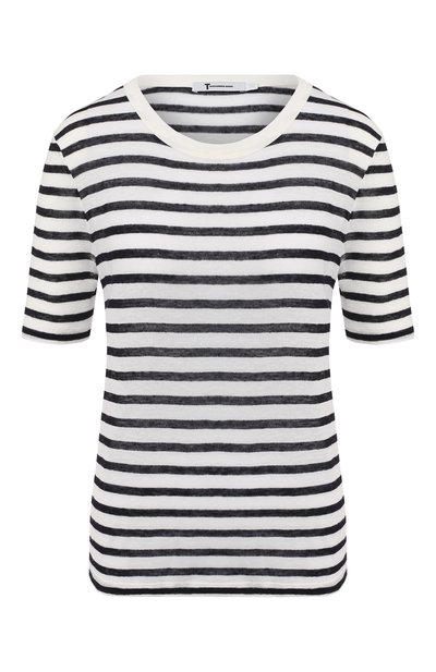 Женская футболка прямого кроя в контрастную полоску ALEXANDERWANG.T, арт. 4C991219A3