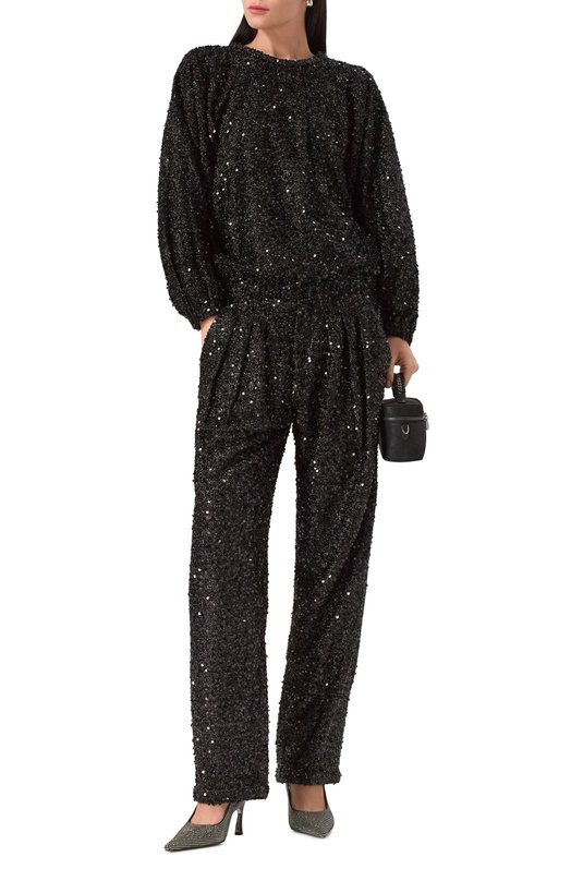 Текстильные туфли Elsa 90 Stella McCartney 810461/E00098 Чёрный  810461/E00098 Фото 2