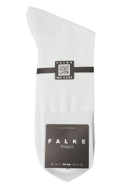 Хлопковые носки FALKE светло-голубого цвета по цене 2890 руб., арт. 14792, фото 1 Хлопковые носки FALKE, арт. 14792, фото 1