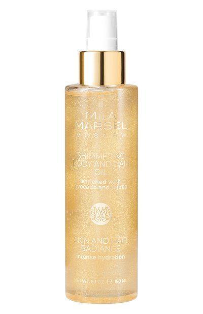 Женского увлажняющее масло для тела и волос с эффектом мерцания (150ml) MILAMARSEL, арт. 4630225091185