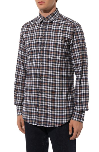 Хлопковая рубашка DOLCE & GABBANA, арт. G5JZ9T/GI576, фото 3