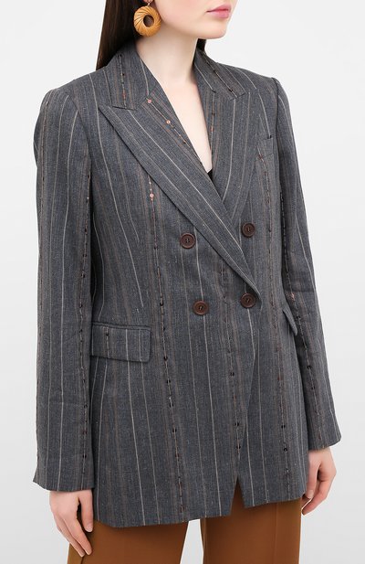 Двубортный жакет BRUNELLO CUCINELLI, арт. MH1538943, фото 3