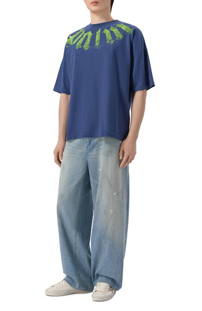 Хлопковая футболка PALM ANGELS, арт. PMAA10DS26JER002, фото 2