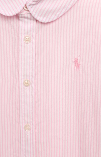 Хлопковая блузка POLO RALPH LAUREN розового цвета по цене 9470 руб., арт. 312860112, фото 3 Хлопковая блузка POLO RALPH LAUREN, арт. 312860112, фото 3
