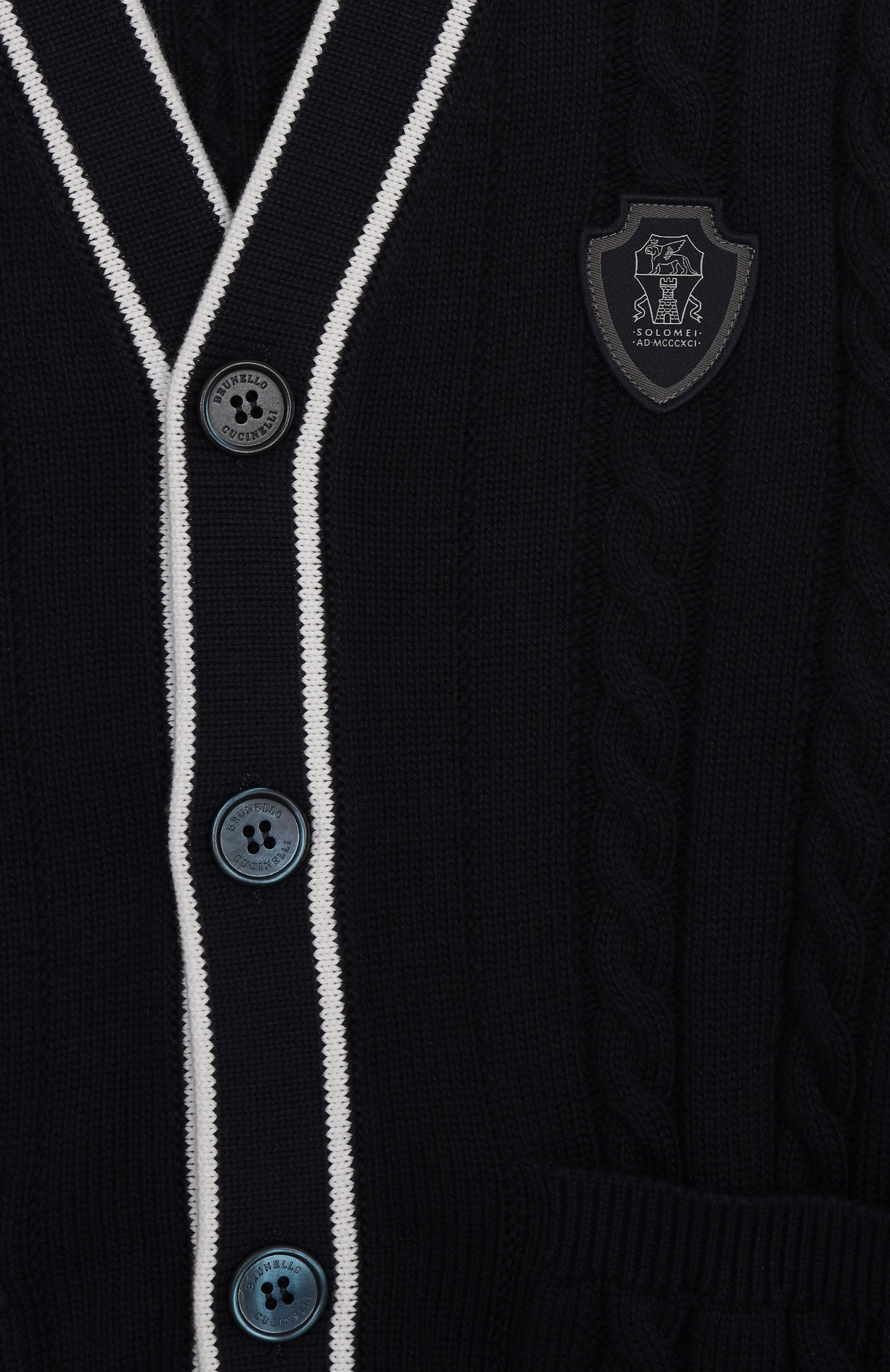 Хлопковый кардиган BRUNELLO CUCINELLI, арт. B2873836TB, фото 3