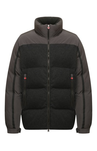 Мужская комбинированный пуховик KITON, арт. UW1900V0450F02