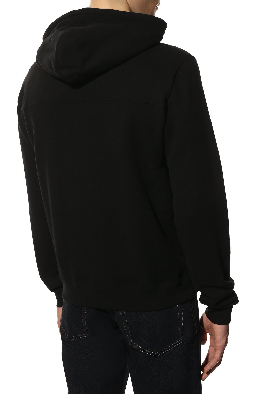 Хлопковое худи SAINT LAURENT, арт. 677263/YBVB2, фото 4