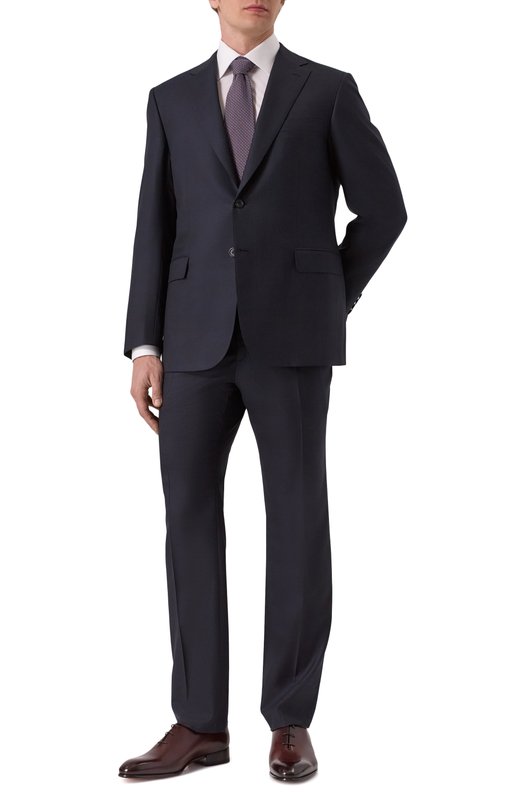 Шерстяной костюм Brioni RA000V-PCA07 Синий  RA000V-PCA07 Фото 2
