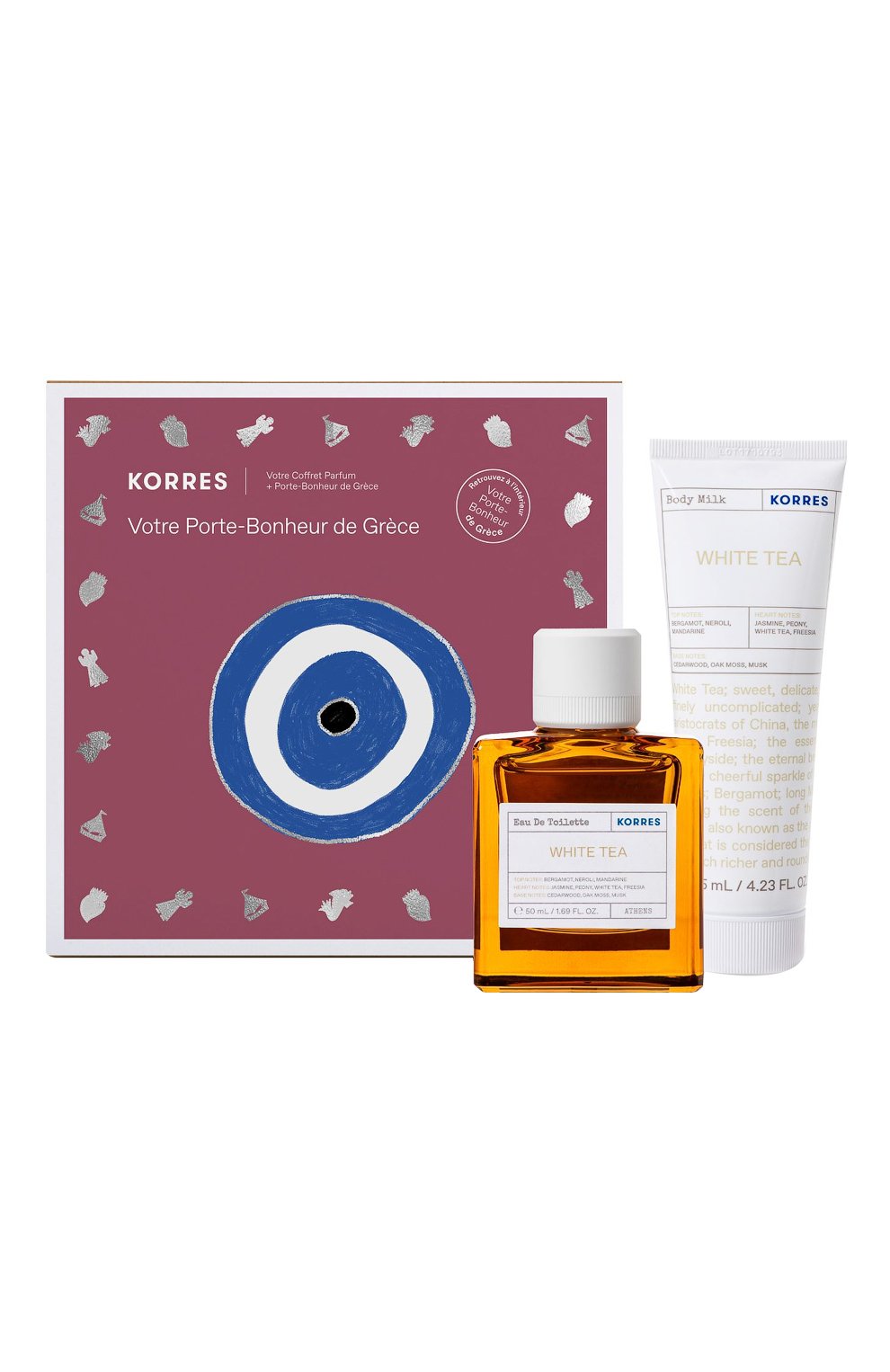 Подарочный набор с туалетной водой white tea (50+200ml) KORRES, арт. 5203069121241, фото 1