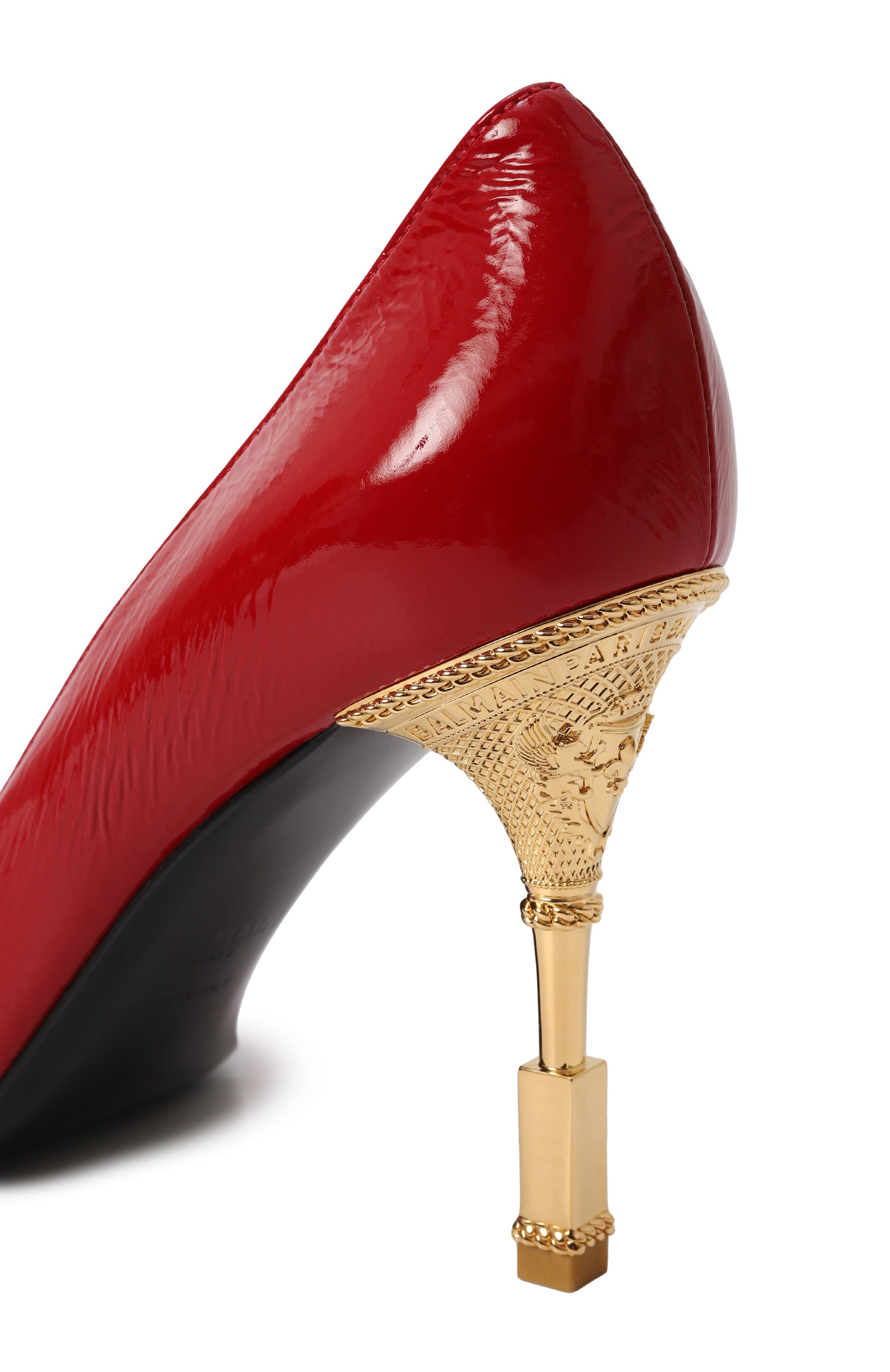 Кожаные туфли moneta 95 BALMAIN, арт. BN1UA806/LSHK, фото 7