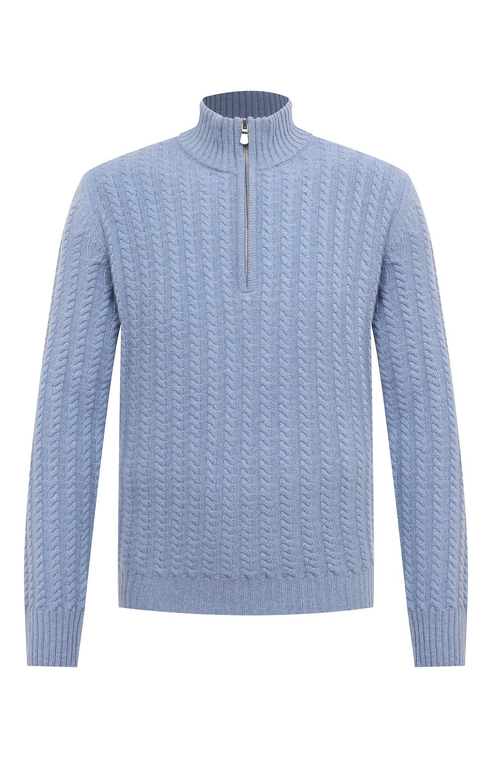 Джемпер из шерсти и кашемира ANDREA CAMPAGNA голубого цвета по цене 84800 руб., арт. AC03B, фото 1 Джемпер из шерсти и кашемира ANDREA CAMPAGNA, арт. AC03B, фото 1