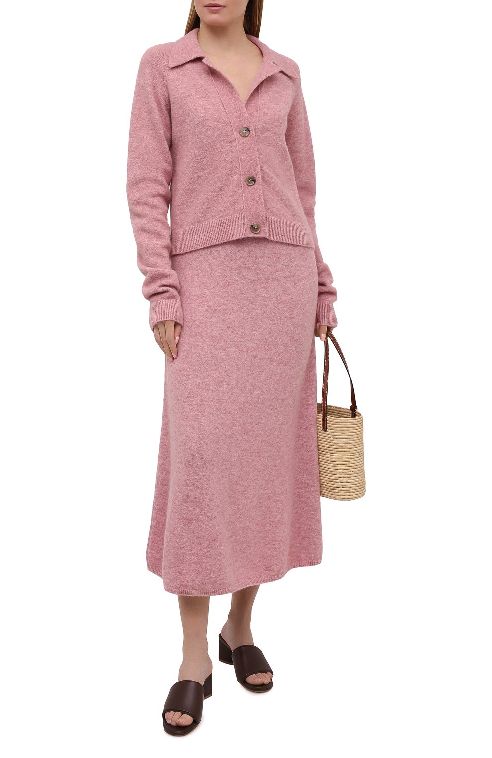 Кардиган NANUSHKA, арт. CADE_WASHED PINK_FLUFFY KNIT, фото 2