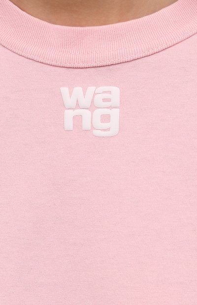 Хлопковый топ ALEXANDERWANG.T светло-розового цвета по цене 6645 руб., арт. 4CC3211257, фото 5 Хлопковый топ ALEXANDERWANG.T, арт. 4CC3211257, фото 5