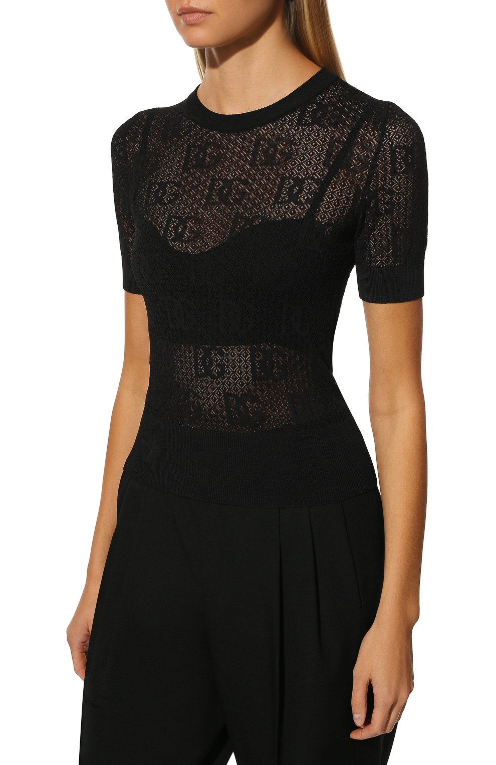 Пуловер из вискозы DOLCE & GABBANA, арт. FXI49T/JAIL1, фото 3