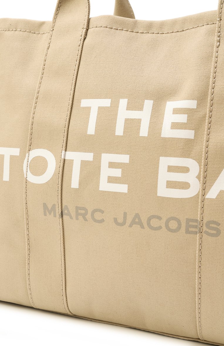 Женская сумка the tote bag large MARC JACOBS (THE) бежевого цвета, арт. M0016156 | Фото 3 (Материал: Текстиль; Размер: large; Сумки-технические: Сумки-шопперы)