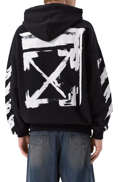 Хлопковое худи OFF-WHITE, арт. 0MBB085F25FLE00G, фото 4