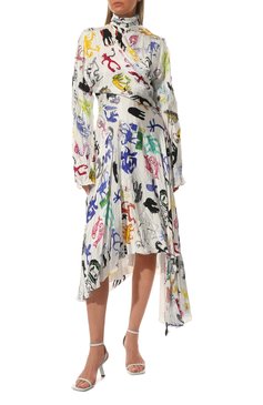 Платье из вискозы BALENCIAGA, арт. 680842/TLL55, фото 1