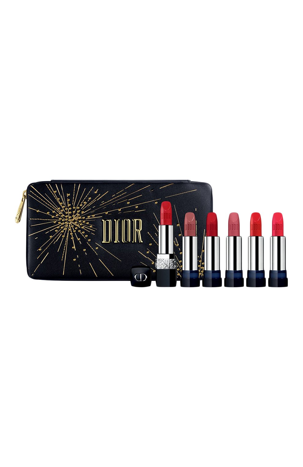 Подарочный клатч rouge dior DIOR бесцветного цвета по цене 13680 руб., арт. C099600420, фото 1 Подарочный клатч rouge dior DIOR, арт. C099600420, фото 1