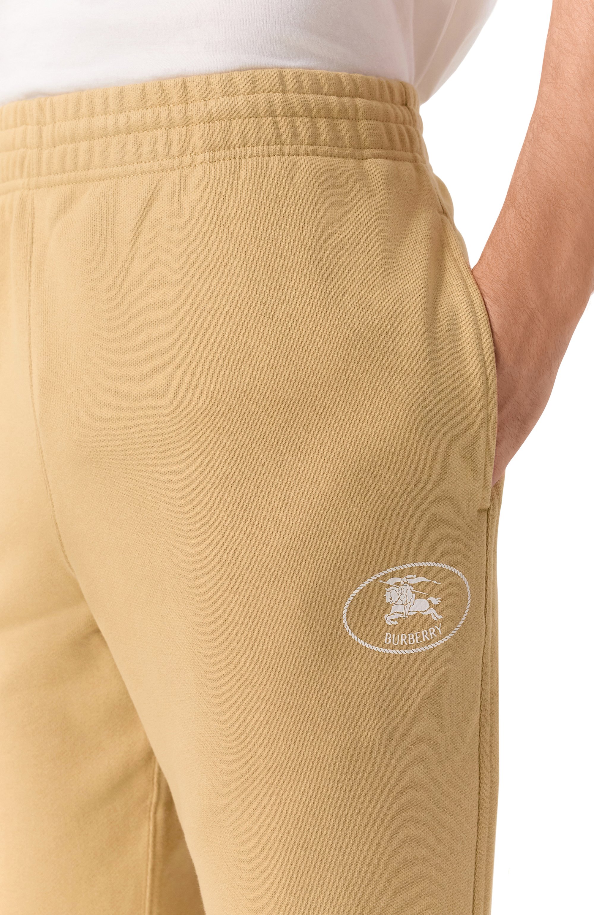 Хлопковые джоггеры BURBERRY, арт. 8110588, фото 5