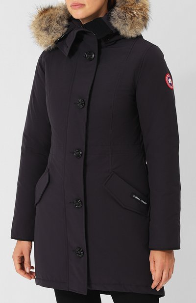 Парка rossclair CANADA GOOSE темно-синего цвета по цене 139000 руб., арт. 2580L, фото 3 Парка rossclair CANADA GOOSE, арт. 2580L, фото 3
