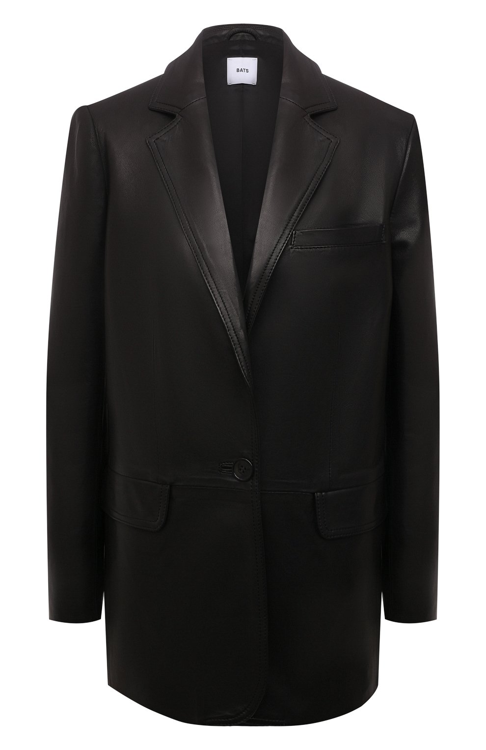 Кожаный жакет BATS черного цвета по цене 107000 руб., арт. FW20/S_021, фото 1 Кожаный жакет BATS, арт. FW20/S_021, фото 1