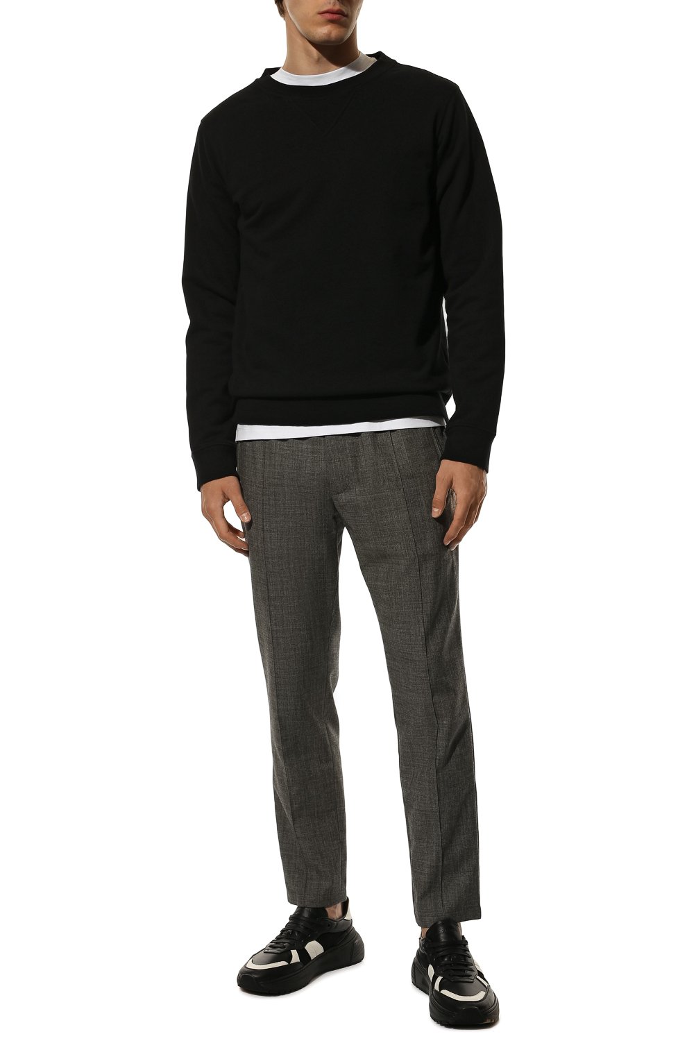 Брюки из шерсти и хлопка DOLCE & GABBANA, арт. GYACET/FUCDJ, фото 2