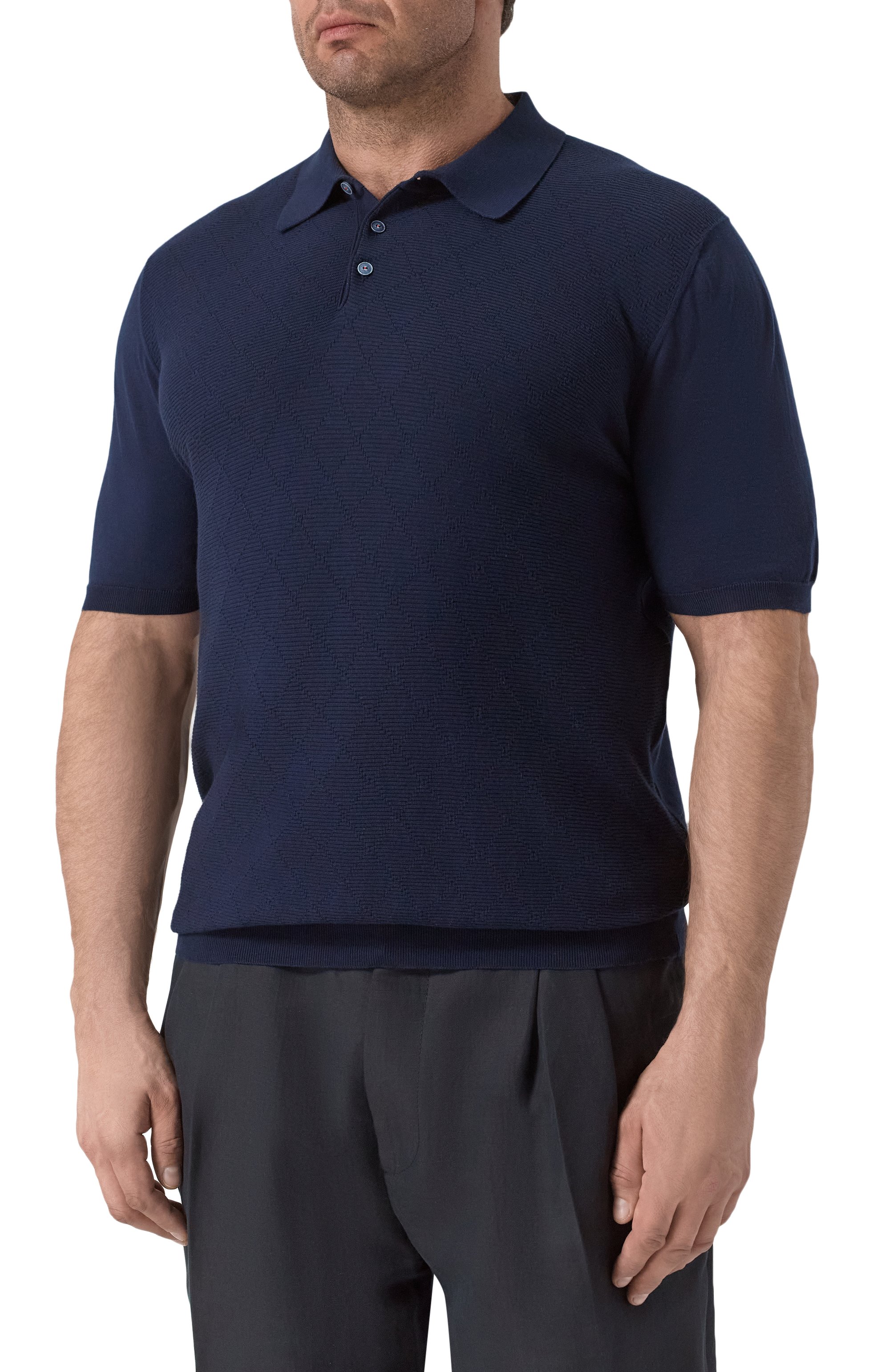 Хлопковое поло KITON, арт. UMK070660H, фото 3