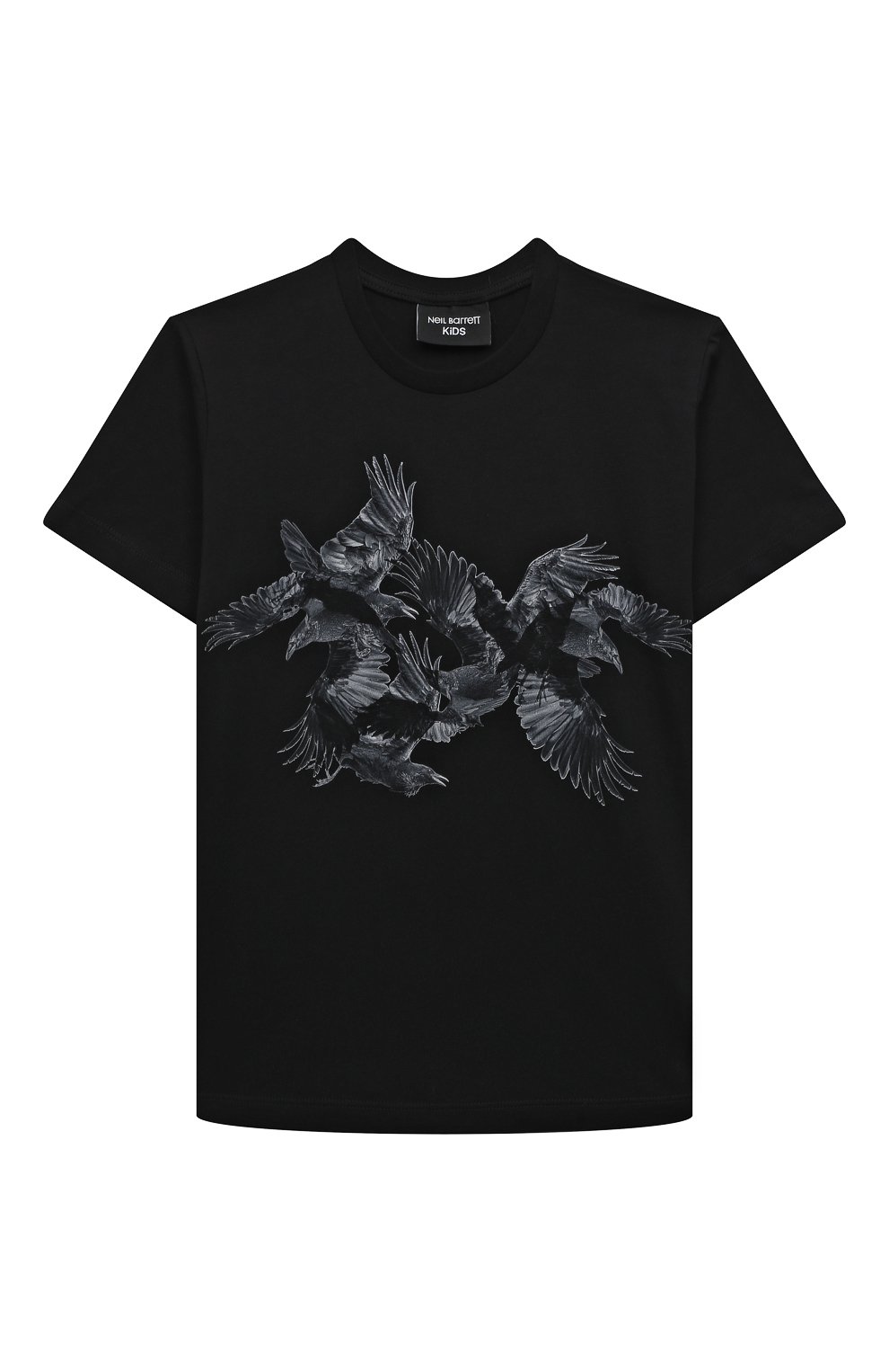 Хлопковая футболка NEIL BARRETT KIDS, арт. 032281, фото 1
