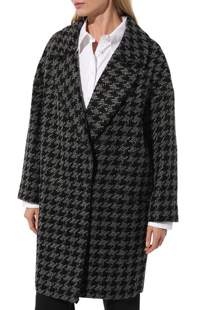 Шерстяное пальто JULIA DILUA темно-серого цвета по цене 242000 руб., арт. П2022-0138, фото 3 Шерстяное пальто JULIA DILUA, арт. П2022-0138, фото 3