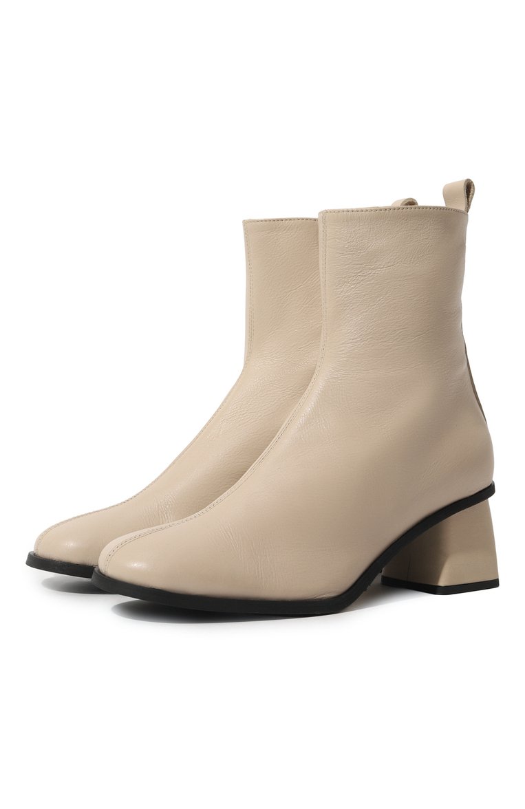 Кожаные ботильоны NUDE OF SCANDINAVIA, арт. 0LI020/SAVANA/LATTE MACCHIATT0, фото 1