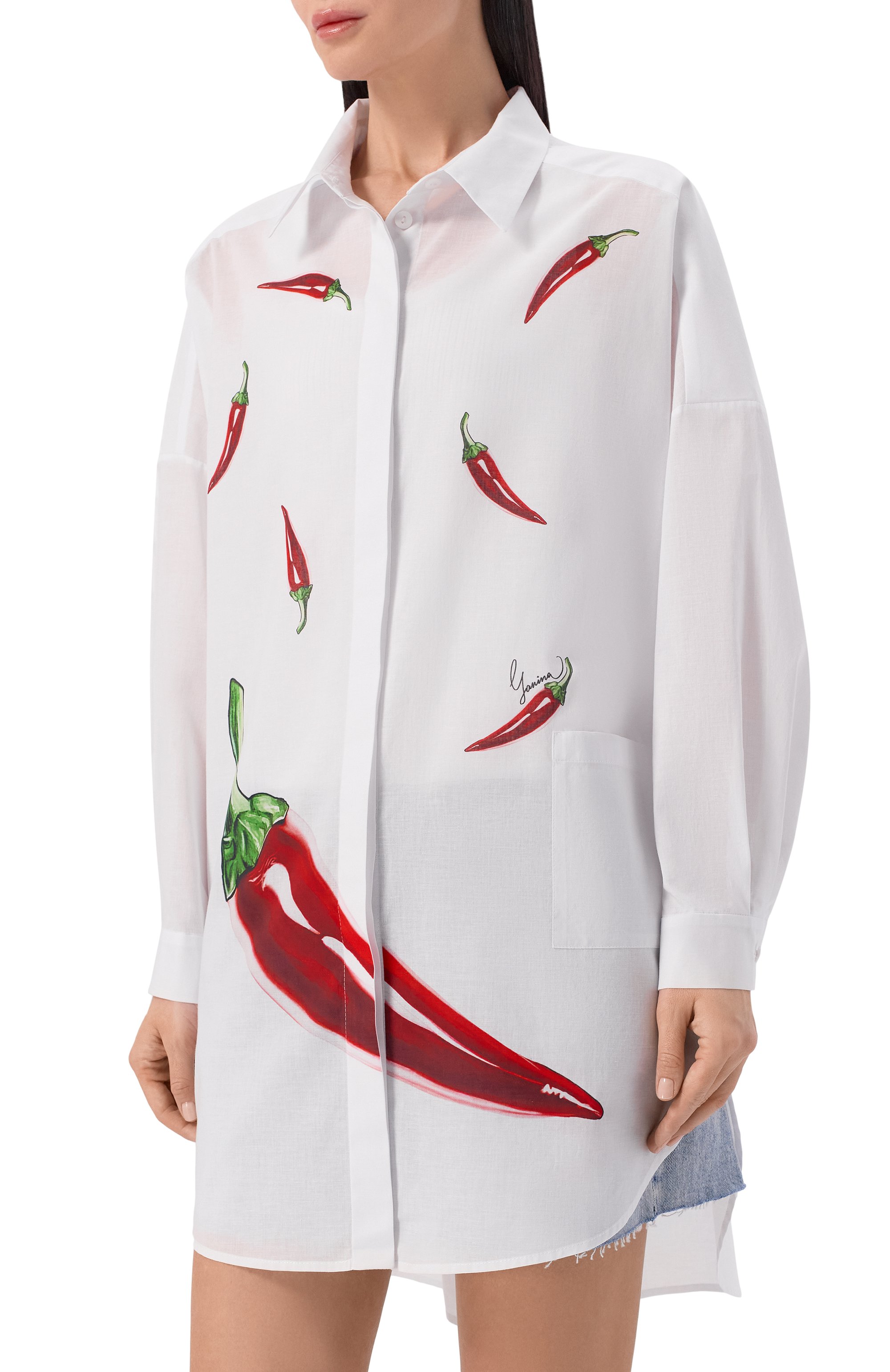 Хлопковая рубашка YANINA, арт. T-3168, фото 3